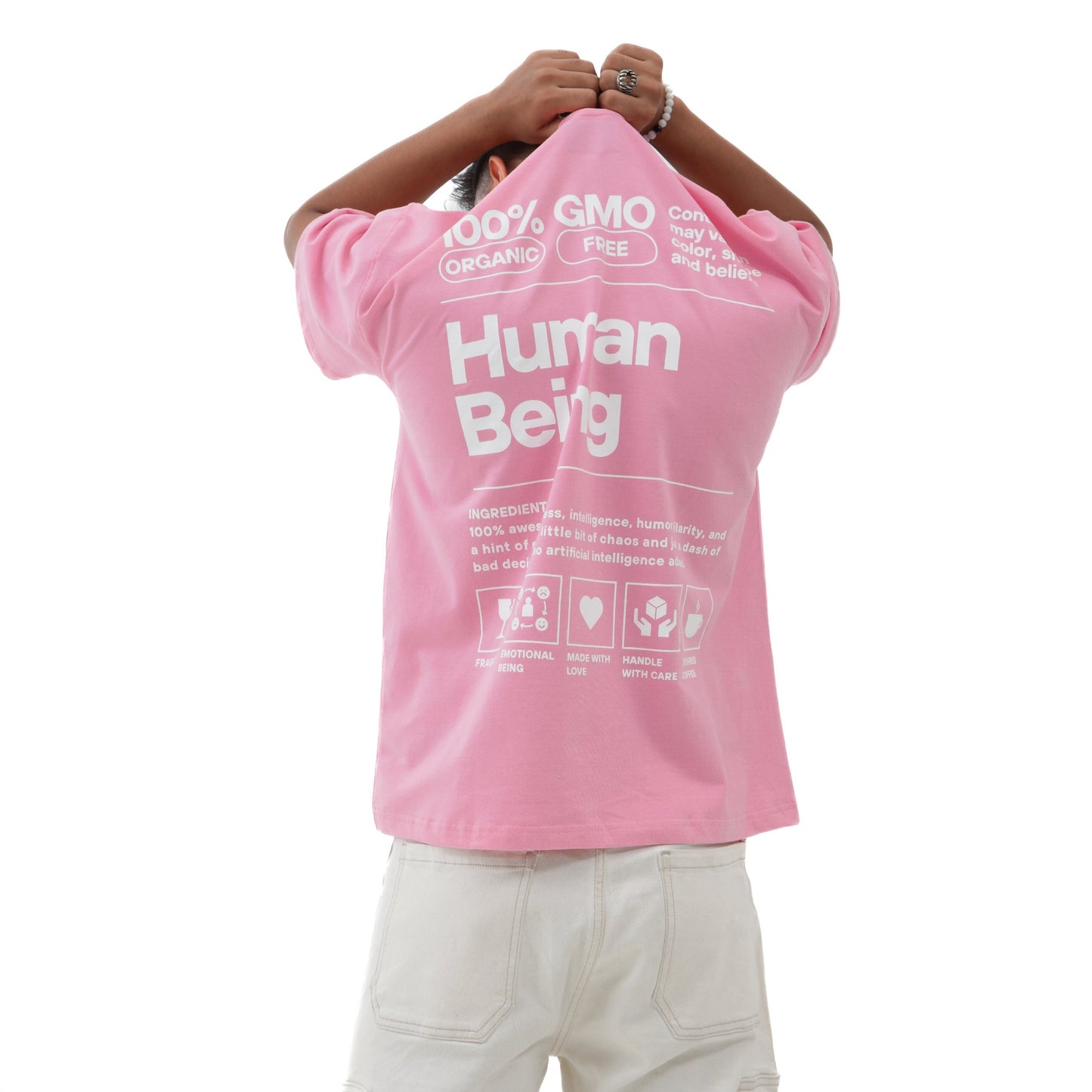 HUMAN BEING OVERSIZED T-SHIRT