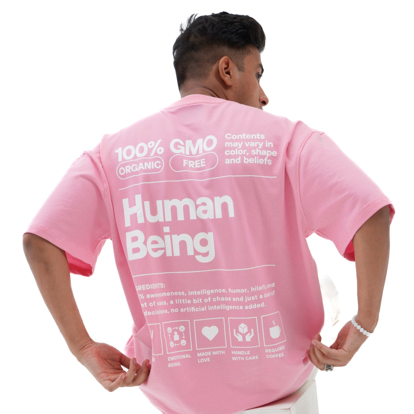 HUMAN BEING OVERSIZED T-SHIRT